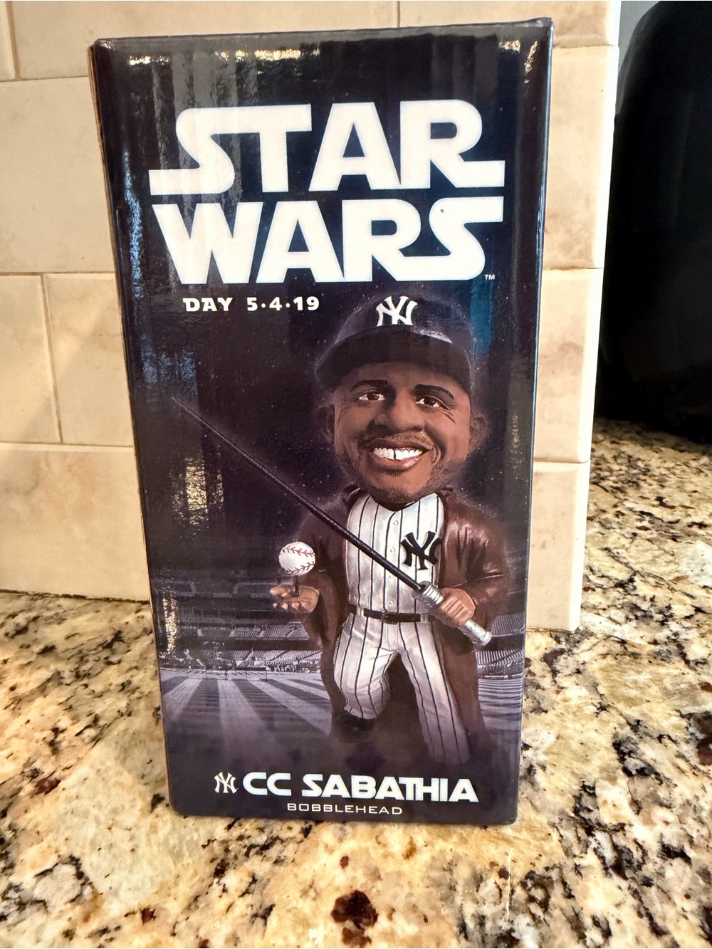 CC Sabathia Yankees Star Wars Bobblehead